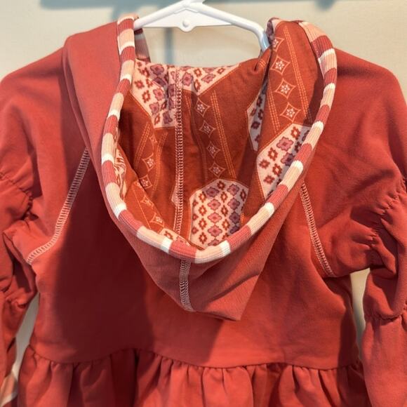 Matilda Jane size 4 Blair Zip Front Ruffle Hem Hoodie - Picture 11 of 14